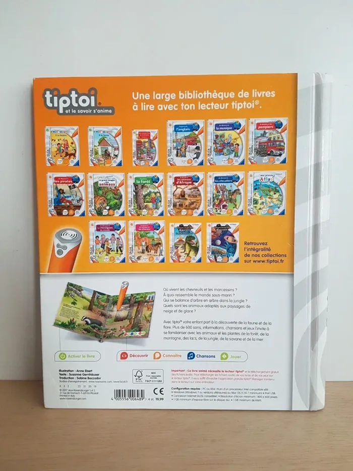 Ravensburger livre tiptoi le grand imagier des animaux - photo numéro 2