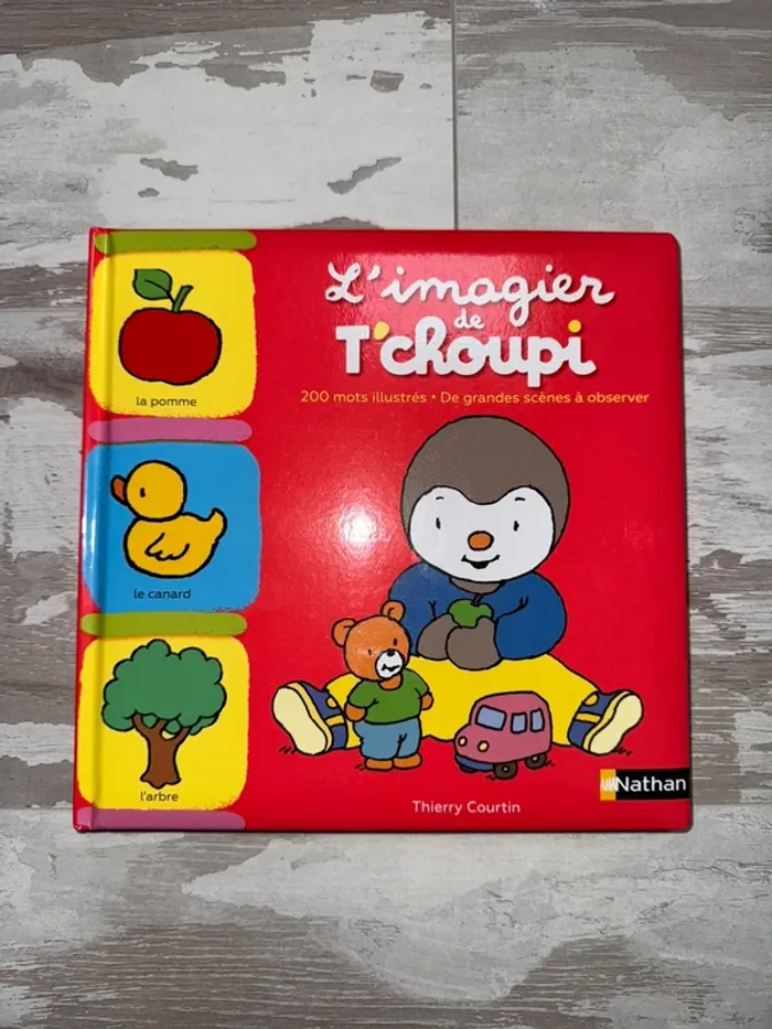 Livre l'imagier de T'choupi