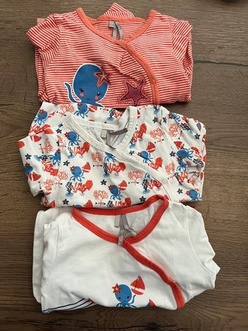 Lot de 3 pyjamas - 6 mois