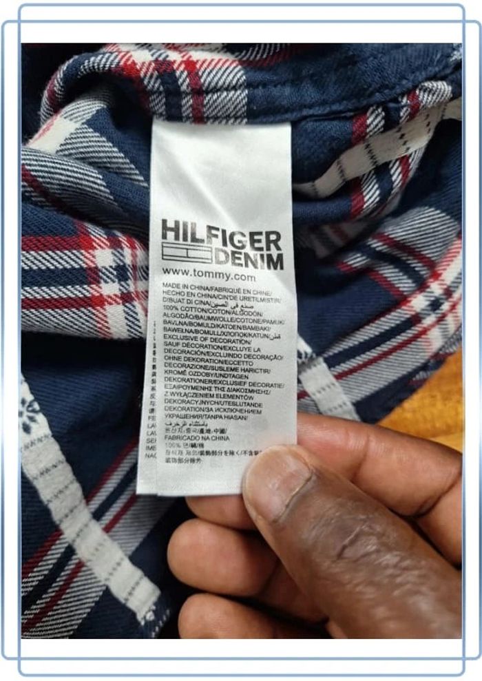 Chemise tommy hilfiger denim homme - taille XL (86) - photo numéro 10