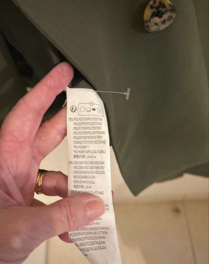 Tailleur pantalon femme Kaki 36 Kiabi - photo numéro 4