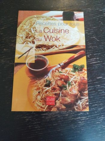 Livre de recettes "la cuisine au wok"