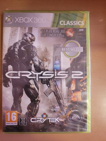 Jeux xbox 360- Crysis 2- Neuf sous blister