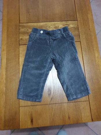 Joli pantalon velours fille 4-6mois
