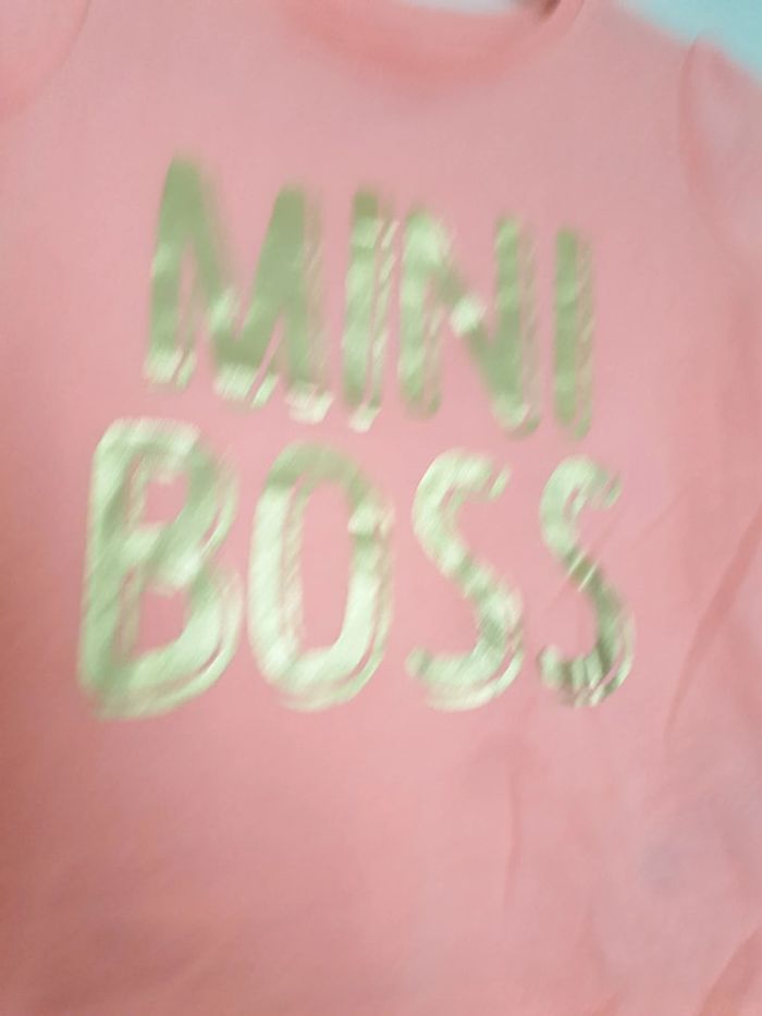 T-shirt fluo mini boss - photo numéro 2
