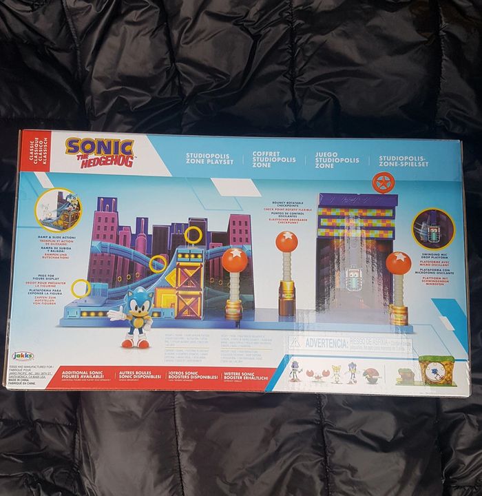 Sonic the hedgehog sega studiopolis zone playset figure new sealed in box collection - photo numéro 2