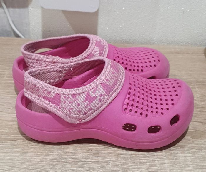Sabot rose avec sangle arrière pointure 24 - photo numéro 2