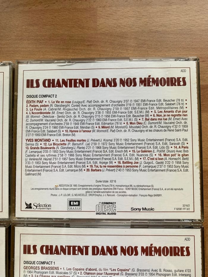 Cd musique variété - photo numéro 4