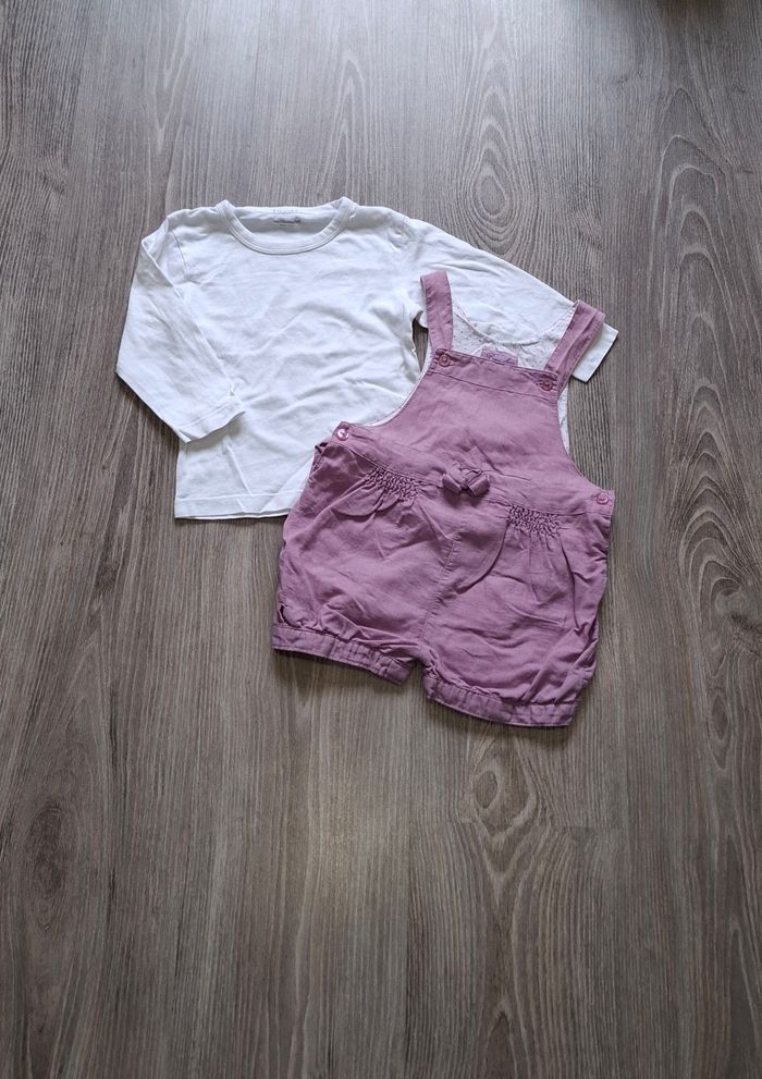 Ensemble tshirt + salopette