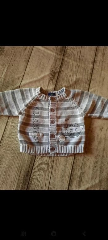 Gilet garçon Orchestra 3 mois en tbe