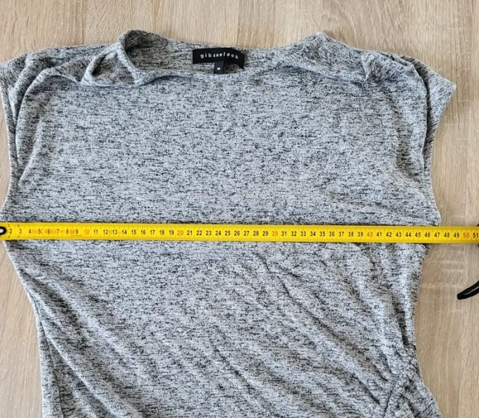 Robe moulante grise chinée Gibsonlook Taille M ou 38 - photo numéro 10