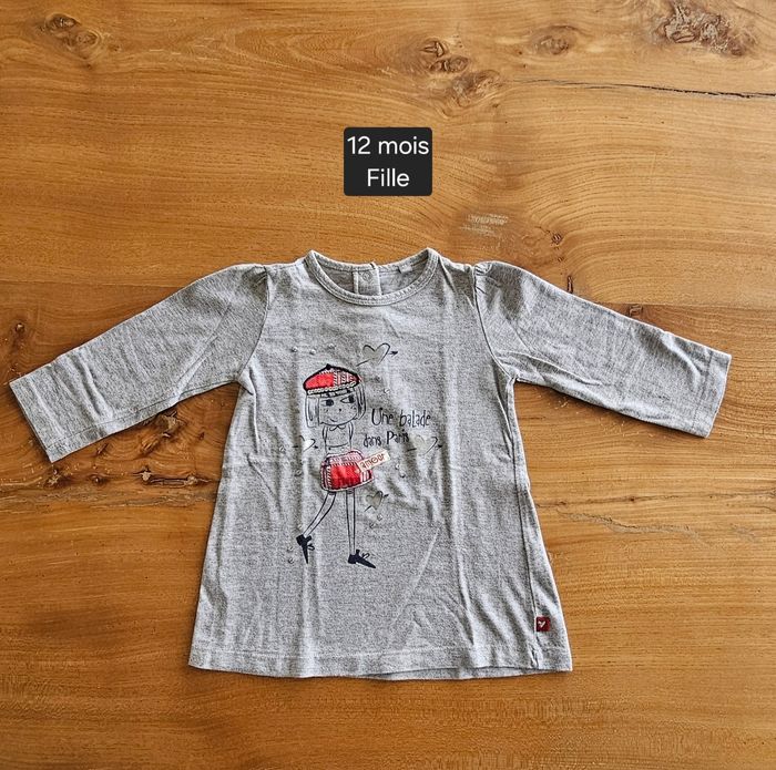 Tee-shirt manches longues bébé fille