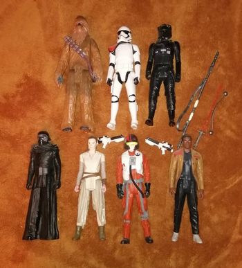 Lot 7 figurines Star wars