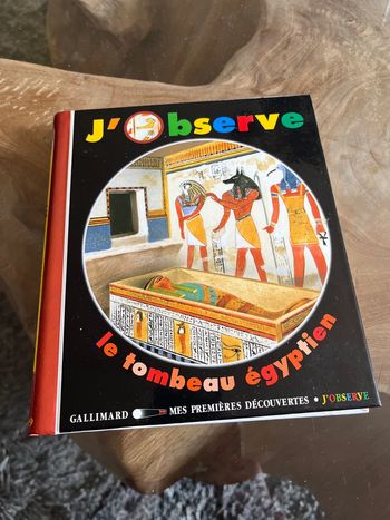 Livre « j observe le tombeau égyptien »