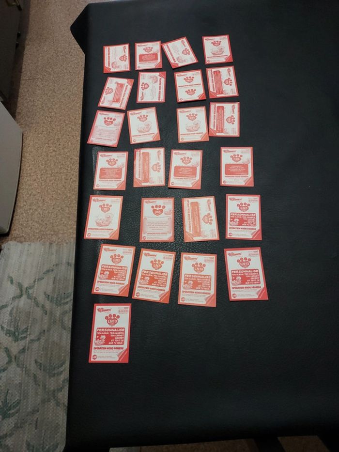 Lot de 25 stickers nos P'tis animaux 2018 - photo numéro 2