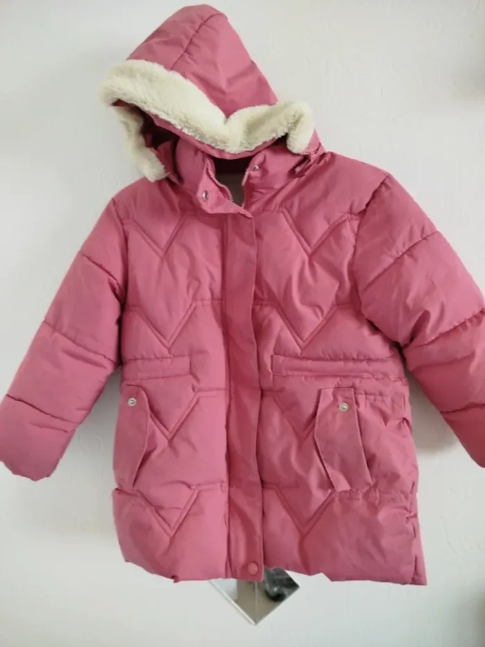 Manteau rose 6 ans