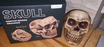 Vide poches porte lunettes skull 