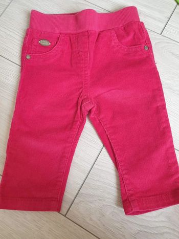 Pantalon velours fille 6mois