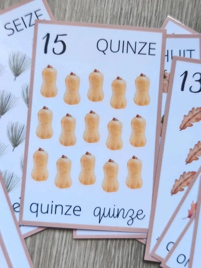 Grandes cartes pour apprendre à compter de 1 à 20 - photo numéro 3