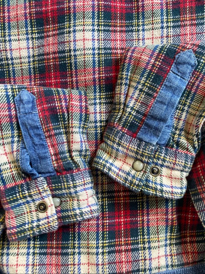 Chemise hiver écossais et jeans 5/6 ans Mango kids - photo numéro 3