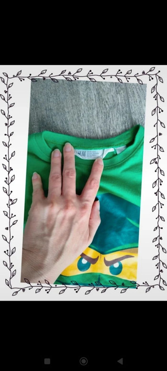 T-shirt manches courtes Ninjago vert Lloyd - photo numéro 3
