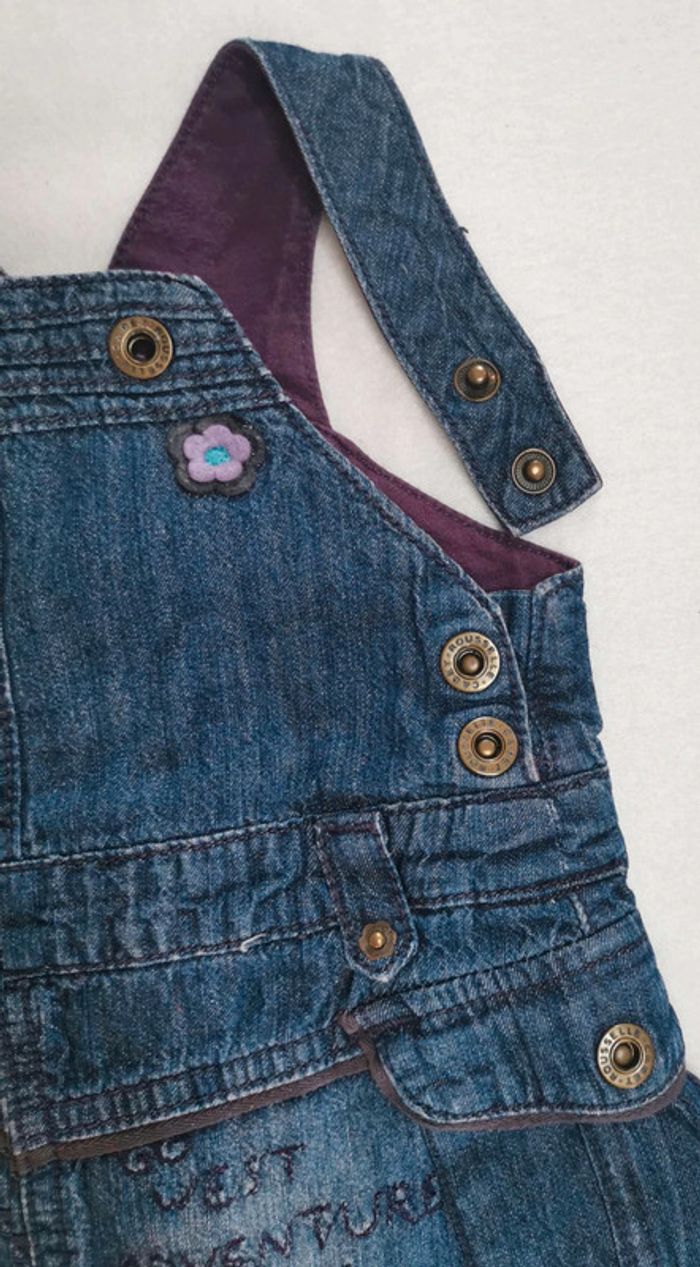 Robe 👣 jean cadet rousselle 6mois/67cm - photo numéro 7