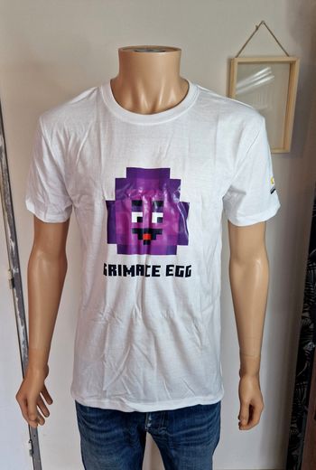 McDonald's T-shirt Blanc Droit Homme Taille M Minecraft Pop Culture 2025
