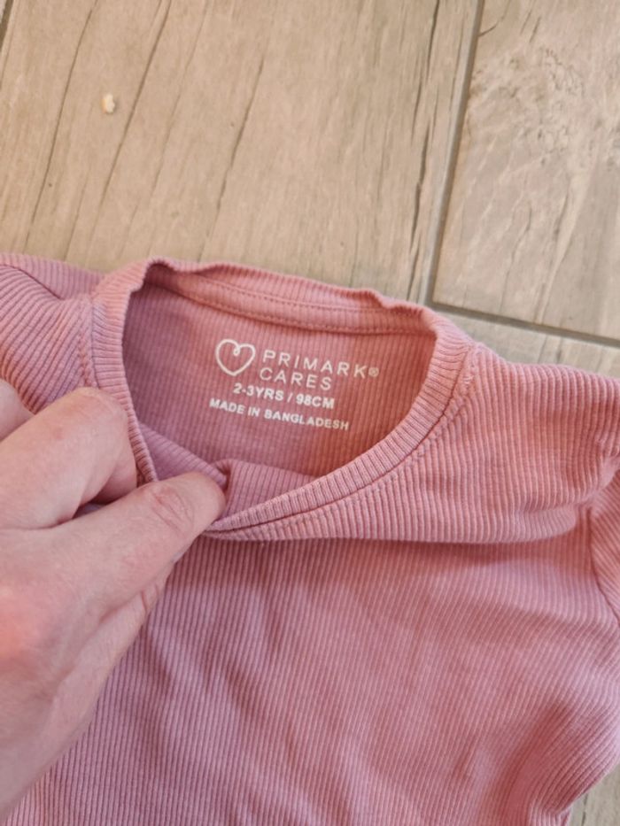 Ensemble uni côtelé fille 2/3 ans - photo numéro 3