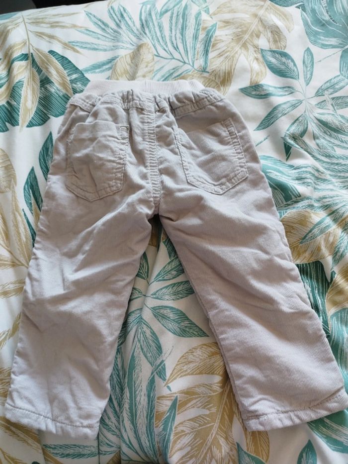 Pantalon velours T 9 mois - photo numéro 2