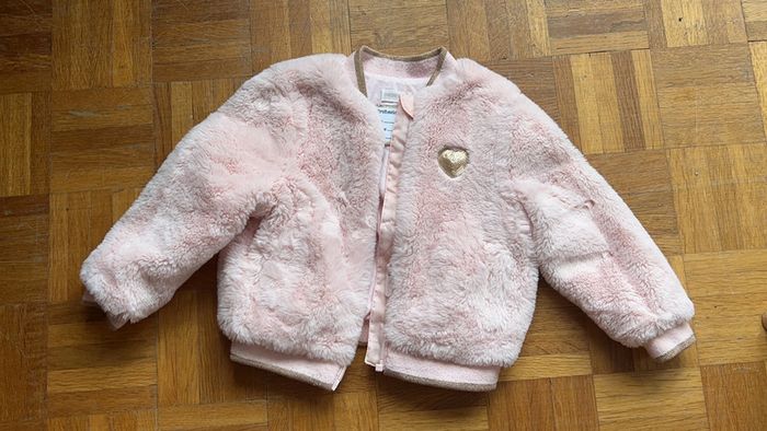 Bombers en fausse fourrure doublé pour fille