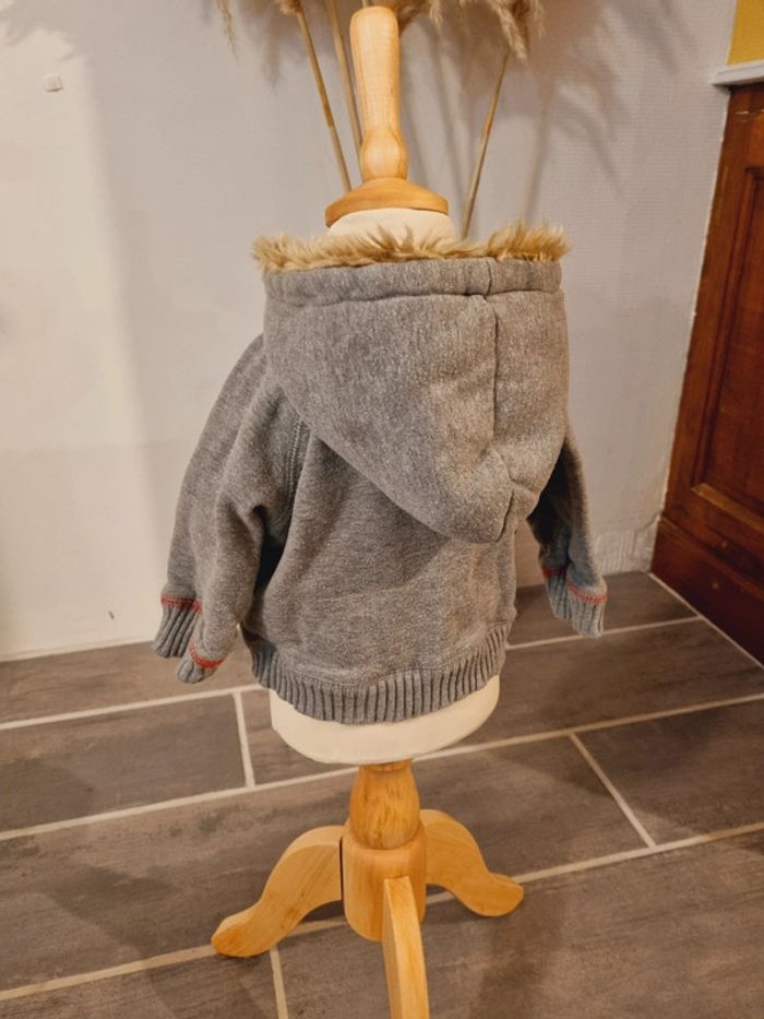 Veste zippé bébé garçon 👦 6/9 mois - photo numéro 3