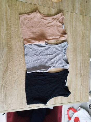 Lot débardeur croc top Zara