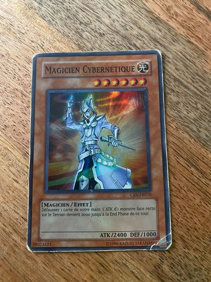 Carte Yu-Gi-Oh! Magicien cybernétique CRV-FR016 1996