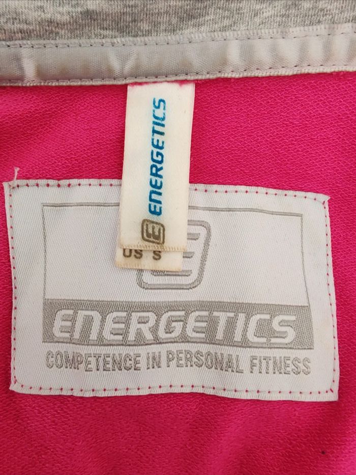 Veste sweat à capuches rose fuchsia Energetics T.40 - photo numéro 5