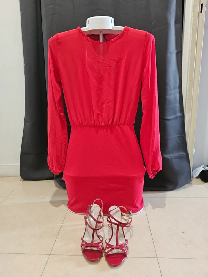 ROBE rouge mini made in Italie