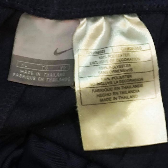 Vintage Pantalon de survêtement Nike bleu marine vintage pour homme taille XL - photo numéro 3