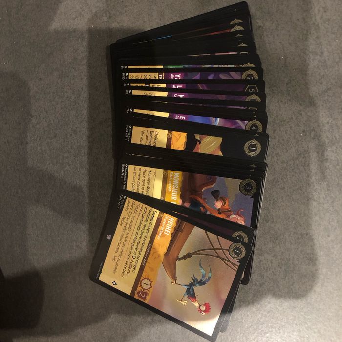 42 Cartes foils lorcana chapitre 1 - photo numéro 2