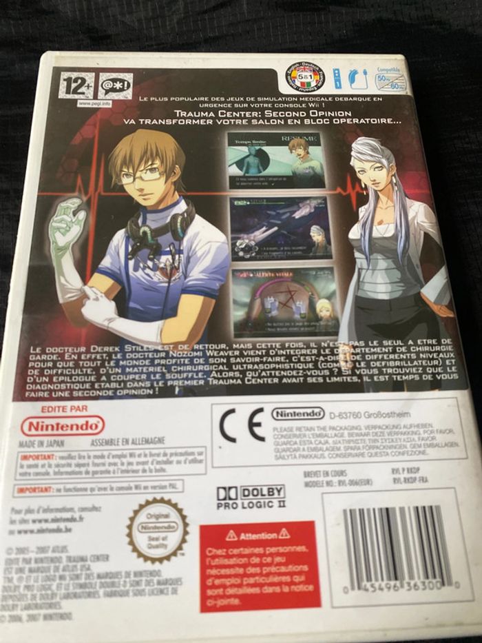trauma + center second opinion wii - photo numéro 2