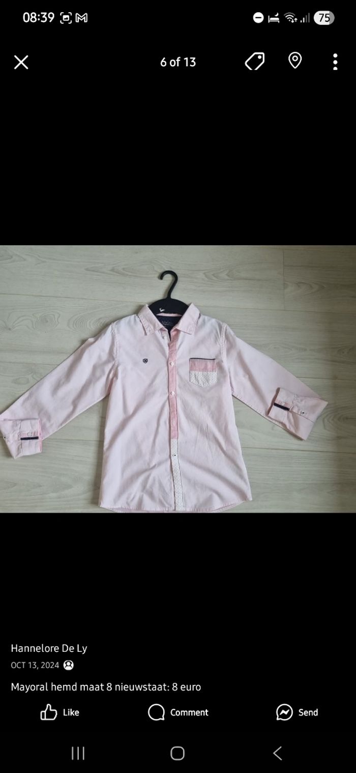 Mayoral chemise taille 8 état neuf