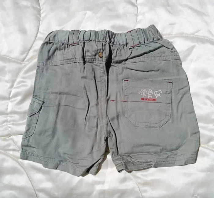 Short kaki Taille élastique 23 mois Babiz - photo numéro 2