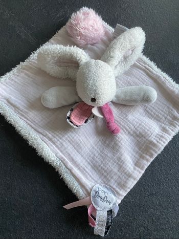 Doudou lapin blush doudou et compagnie