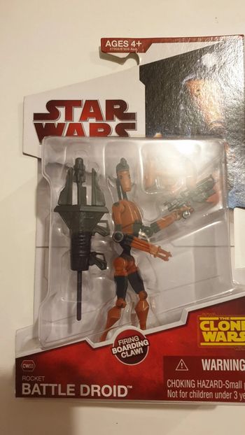Figurine star wars : rocket battle droid