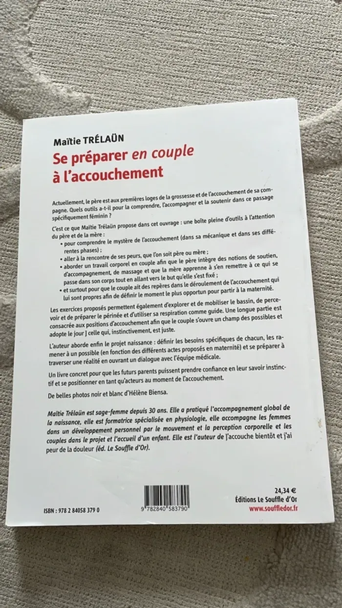 Livre “Se préparer en couple à l’accouchement” - Maïtie Trélaün - photo numéro 2