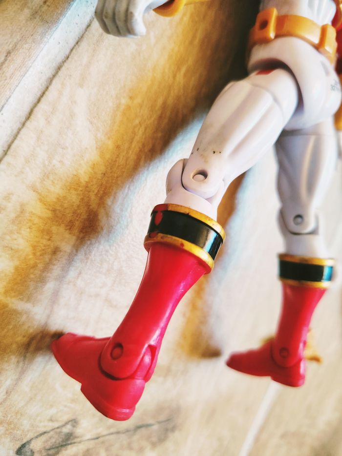 🙅 Power rangers megaforce armored figurine du ranger rouge avec pistolet et mains amovibles - photo numéro 3