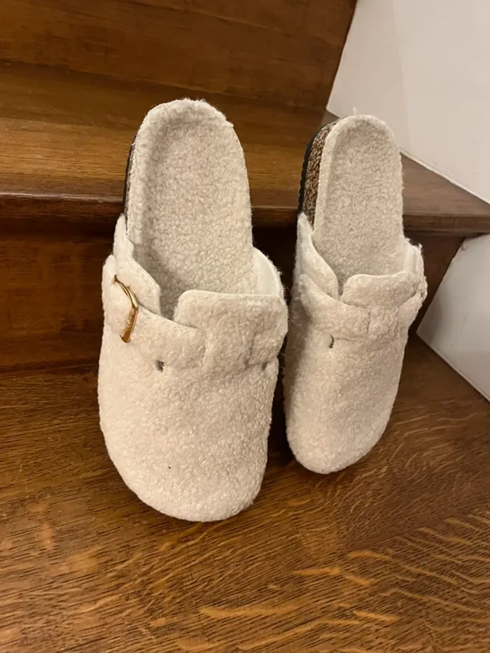 Chaussons sabots mouton - photo numéro 2