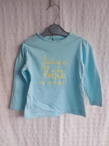 Tee-shirt manches longues Kimadi 18 mois