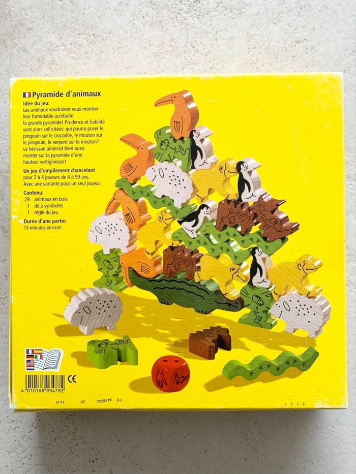 Jeu Pyramide d’animaux - haba - photo numéro 3