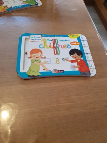 Livre ardoise mes premiers chiffres