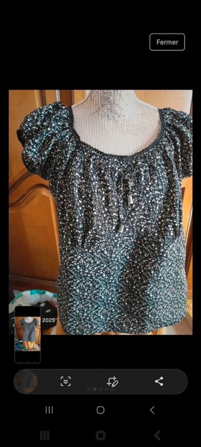 Blouse fleurie