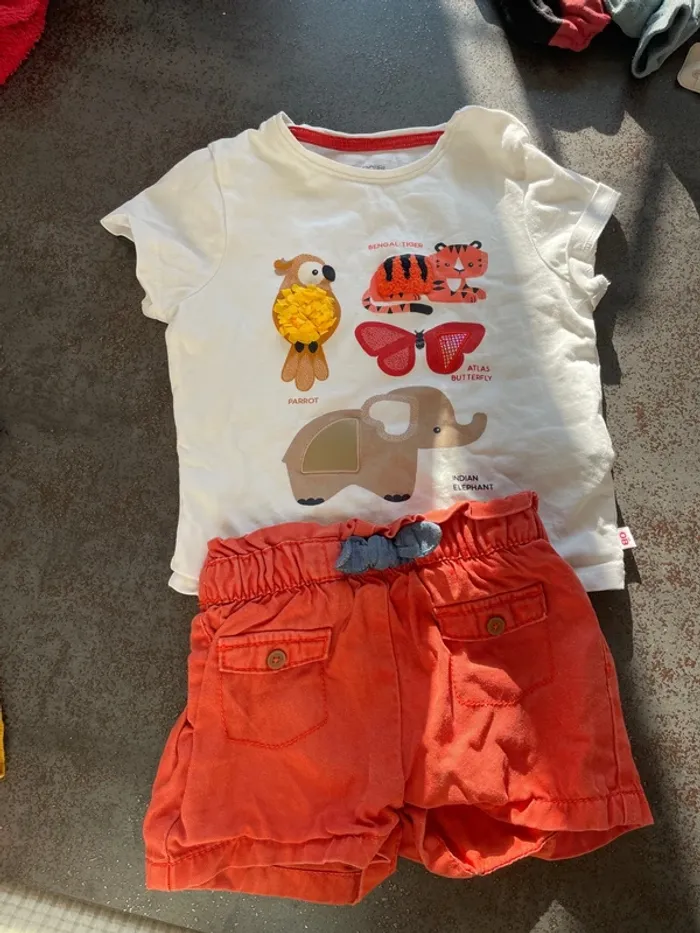 Ensemble t shirt + short